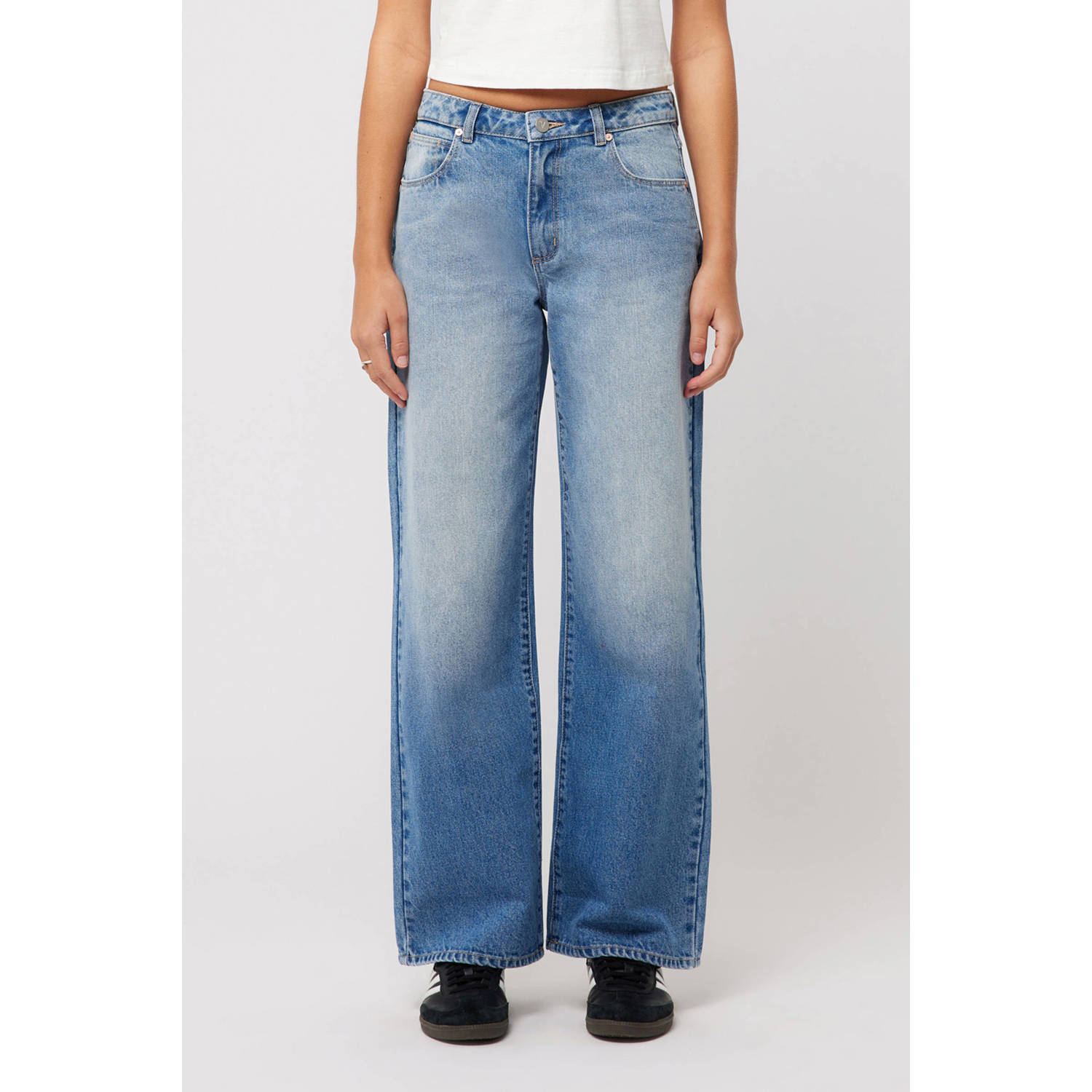 Abrand Jeans wide leg jeans light blue denim
