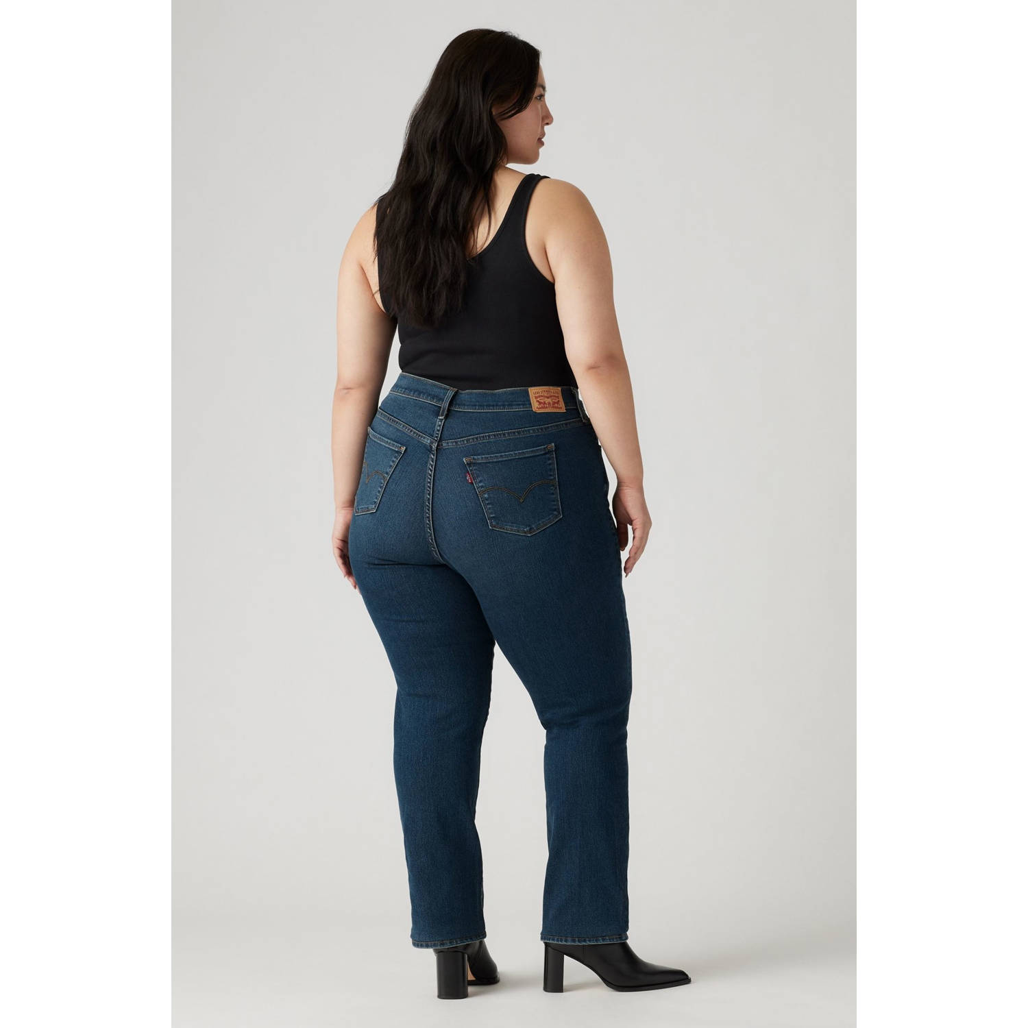 Levi's Plus straight leg jeans medium blue denim