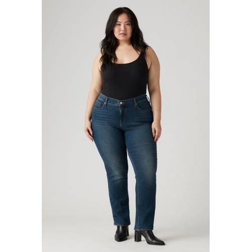 Levi's Plus straight leg jeans medium blue denim afbeelding