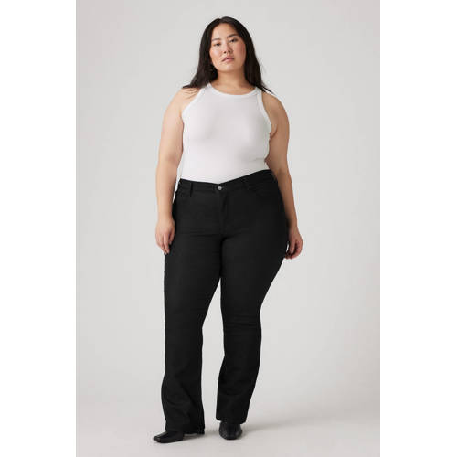 Levi's Plus bootcut jeans black denim afbeelding