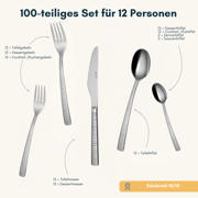 thumbnail: Sola Bestekset Bali - 18/10 RVS - 100 delig / 12 personen