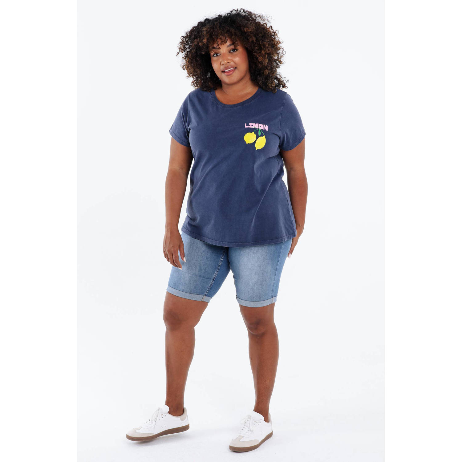Paprika T-shirt donkerblauw