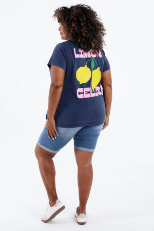 T-shirt donkerblauw
