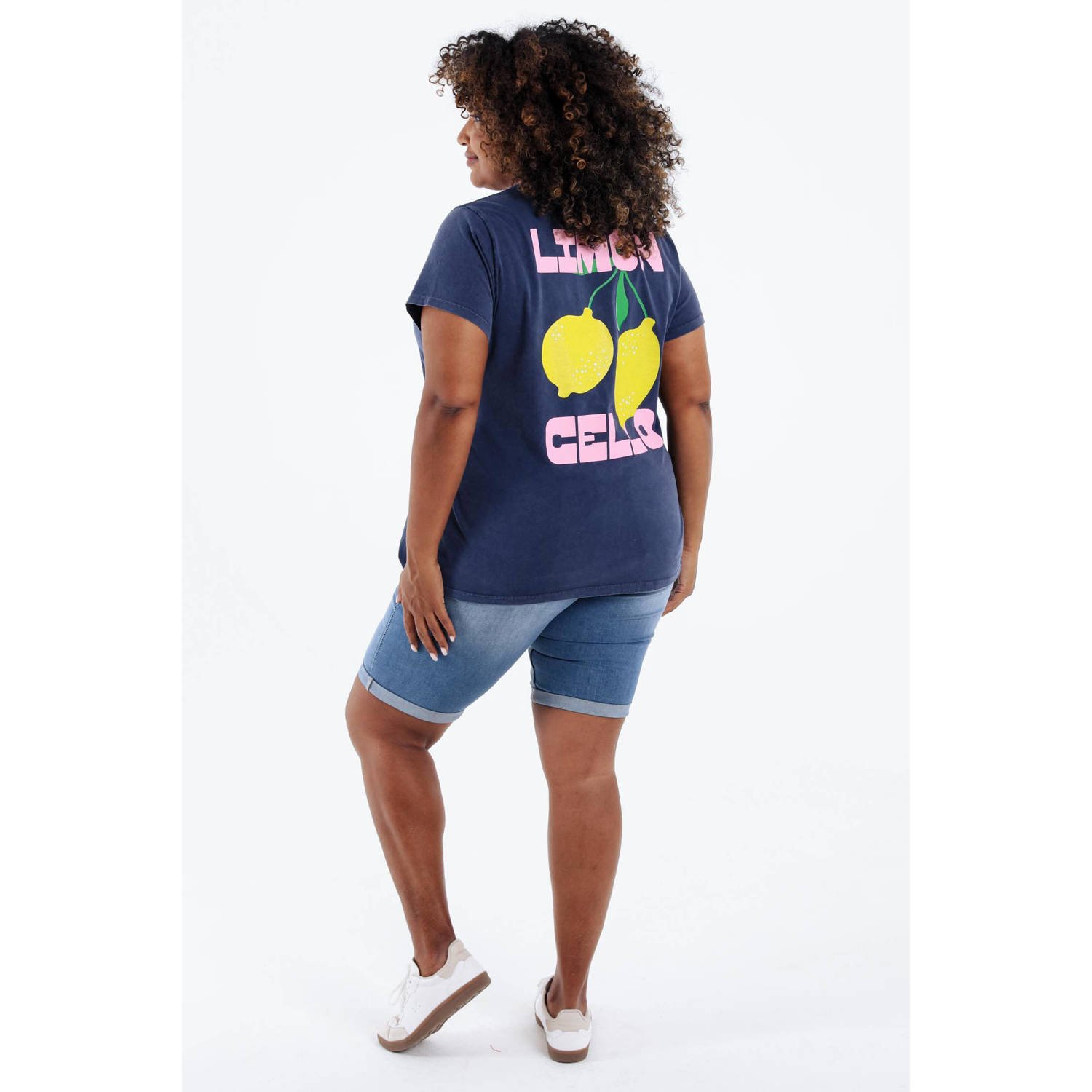 Paprika T-shirt donkerblauw