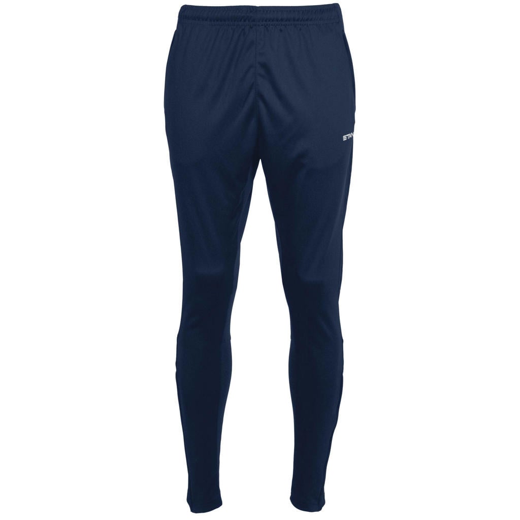 Donkerblauwe heren Stanno field pant trainingsbroek van polyester