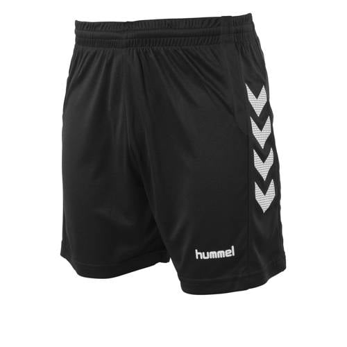 hummel sportshort zwart/wit afbeelding