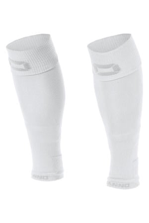 senior voetbalsokken Footless wit