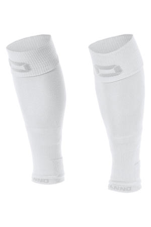 senior voetbalsokken Footless wit