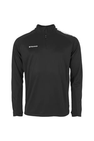 First Quarter Zip Top zwart