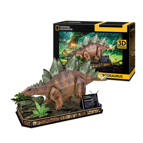 National Geographic Cubic Fun 3d Puzzel NG Stegosaurus afbeelding