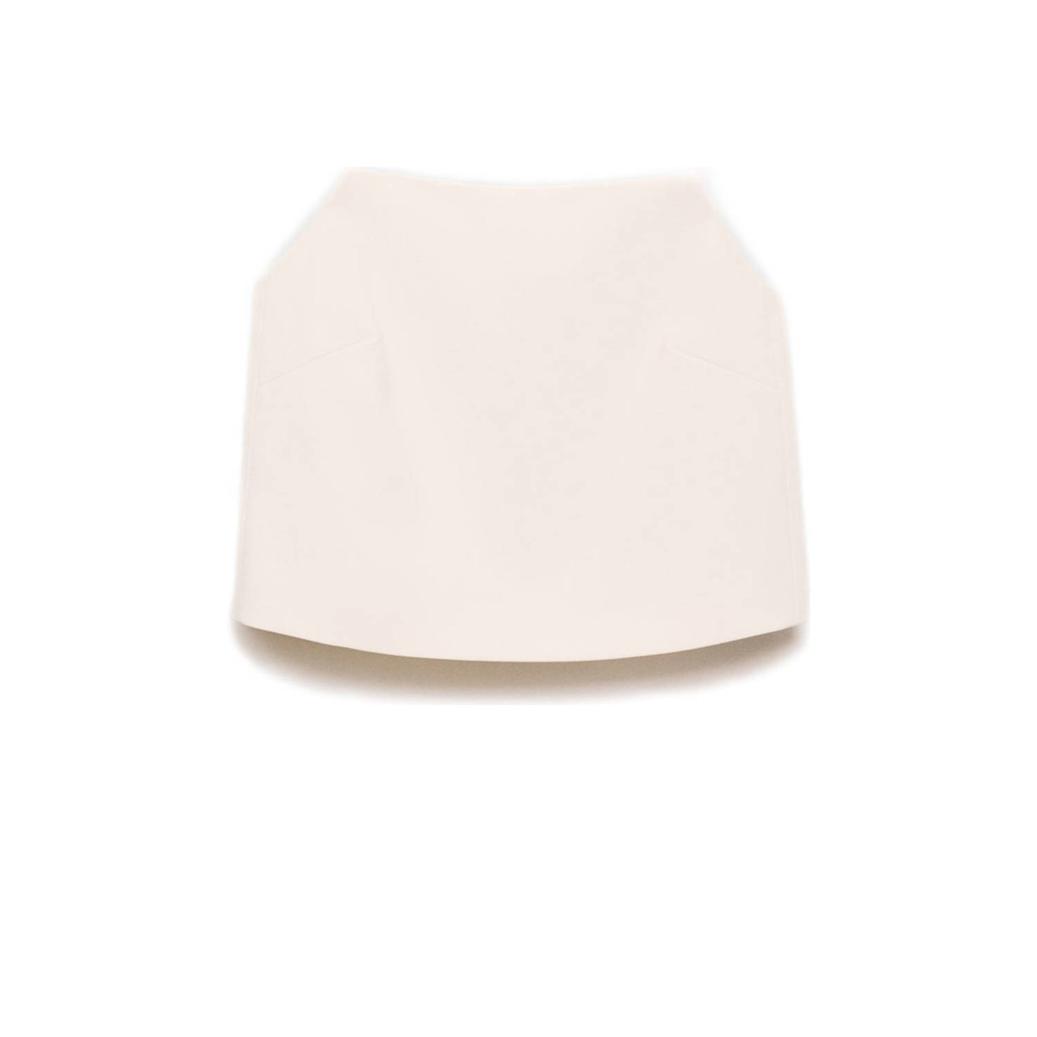 Mango cropped top ecru