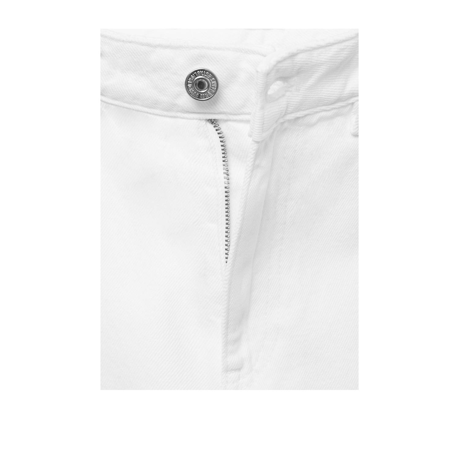 Mango wide leg jeans wit