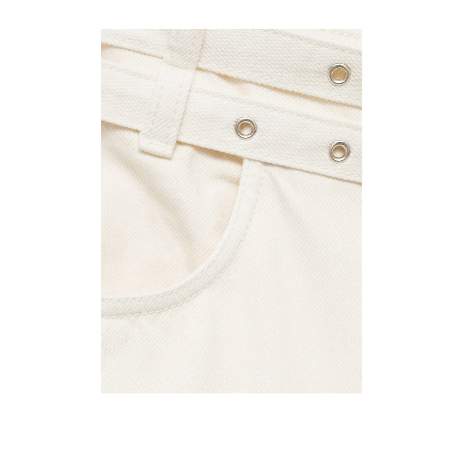 Mango wide leg jeans ecru