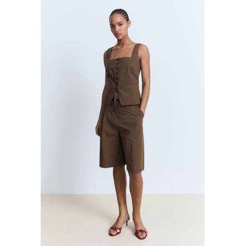 Mango gilet bruin afbeelding
