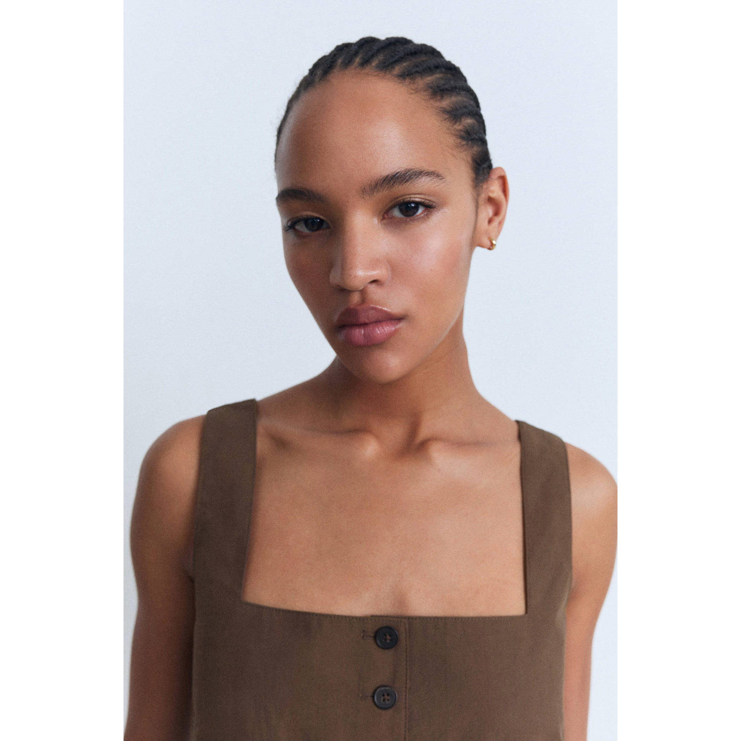 Mango gilet bruin