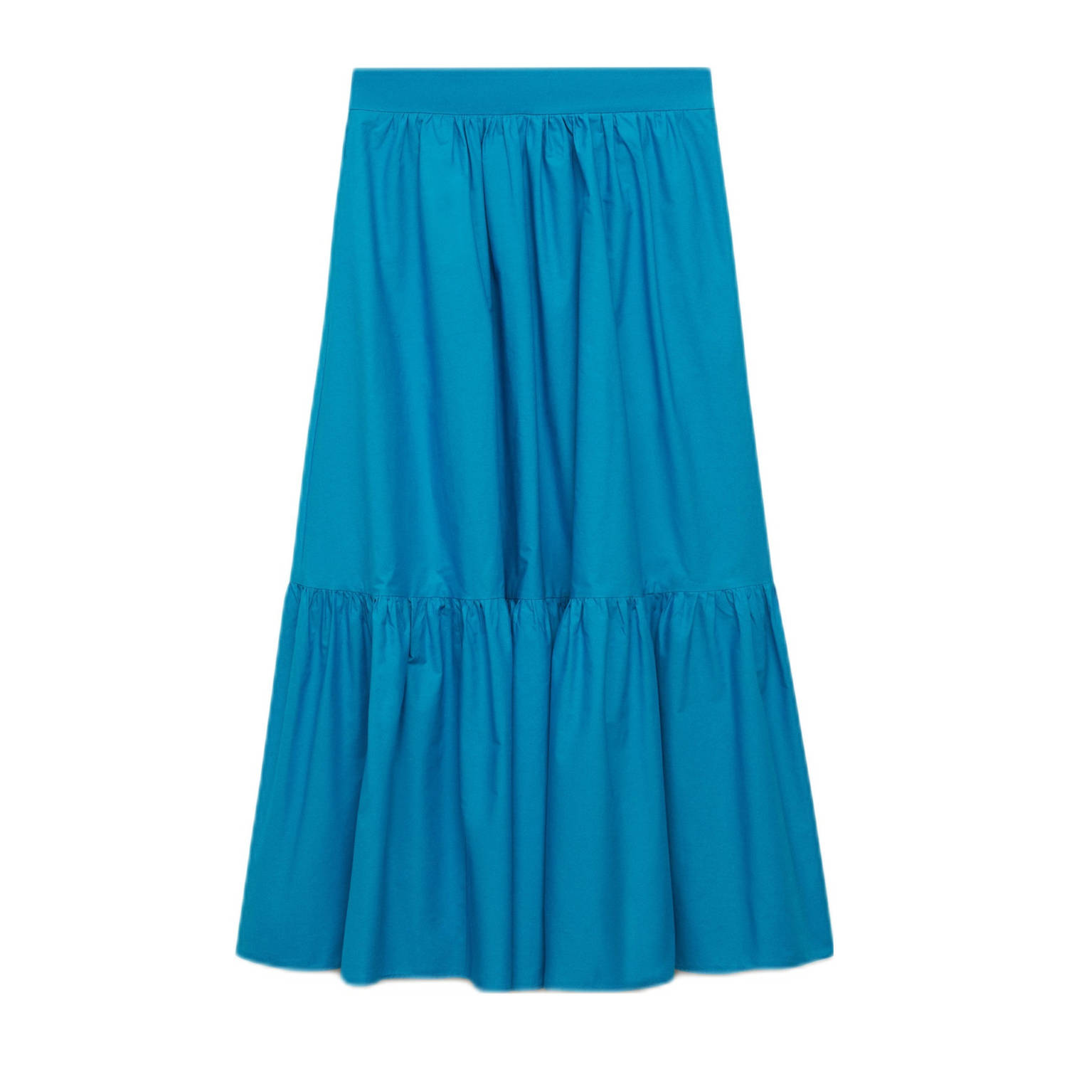 Mango A-lijn rok blauw
