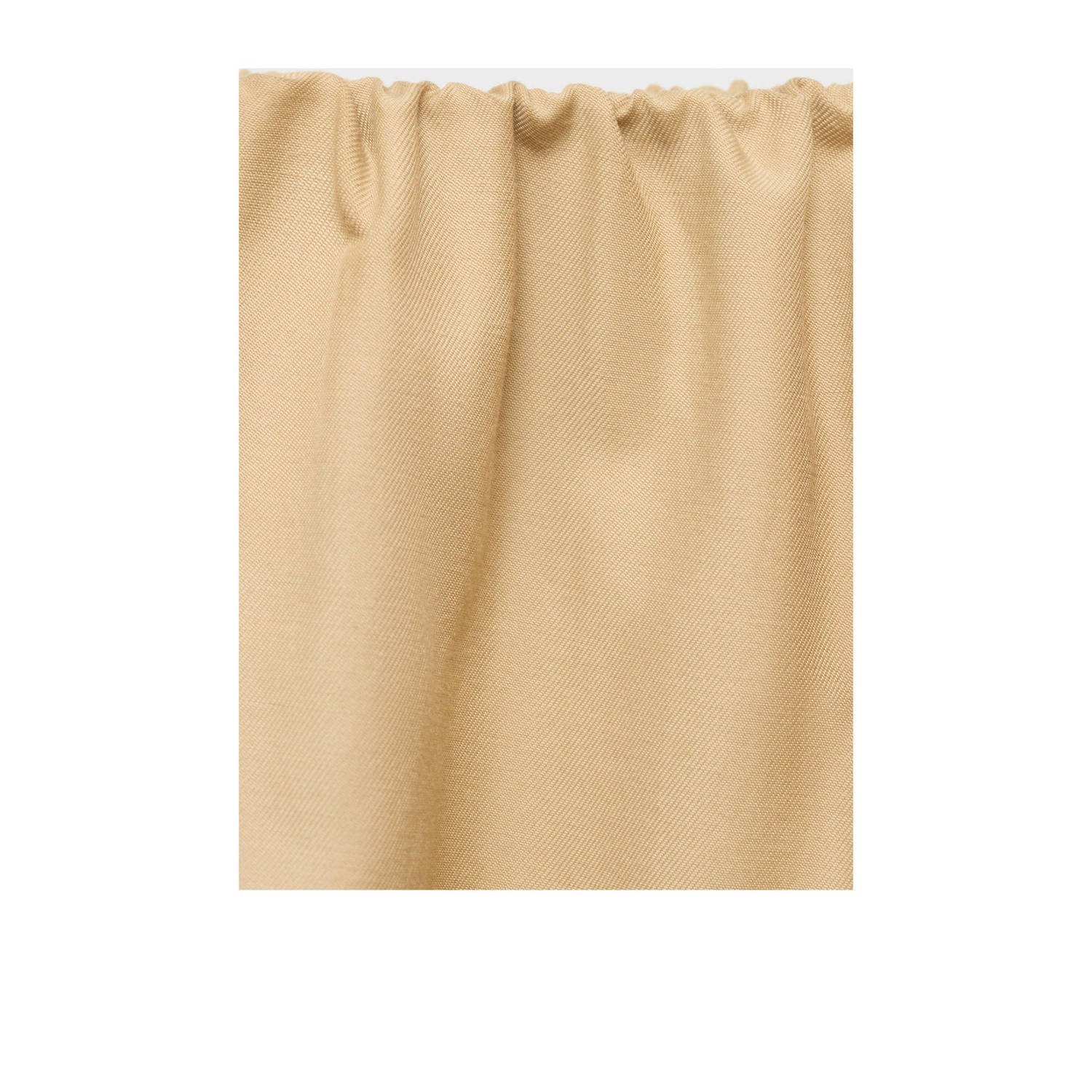 Mango midi rok beige