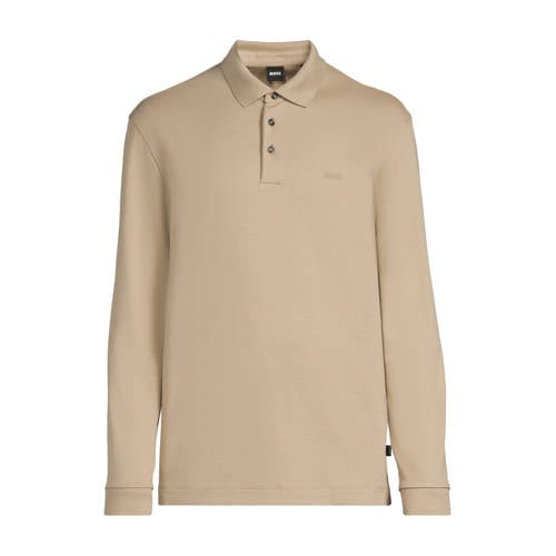 BOSS regular polo beige afbeelding