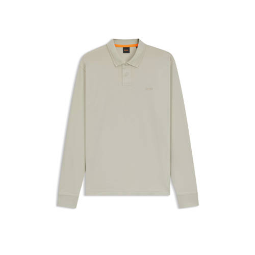 BOSS regular polo ecru afbeelding