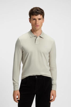 slim polo beige