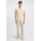 BOSS slim polo lichtgeel