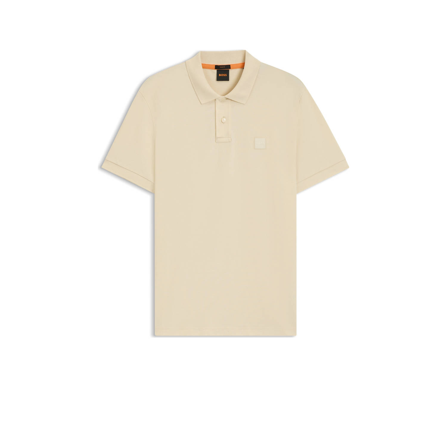 Boss Orange Slim fit poloshirt van katoenmix