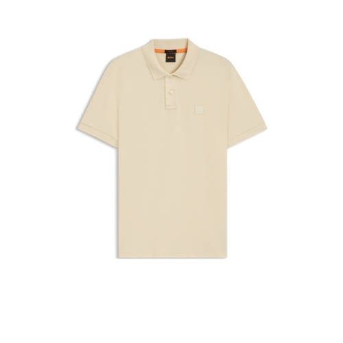 BOSS slim polo lichtgeel afbeelding