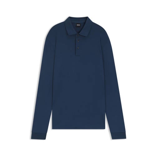 BOSS regular polo donkerblauw afbeelding