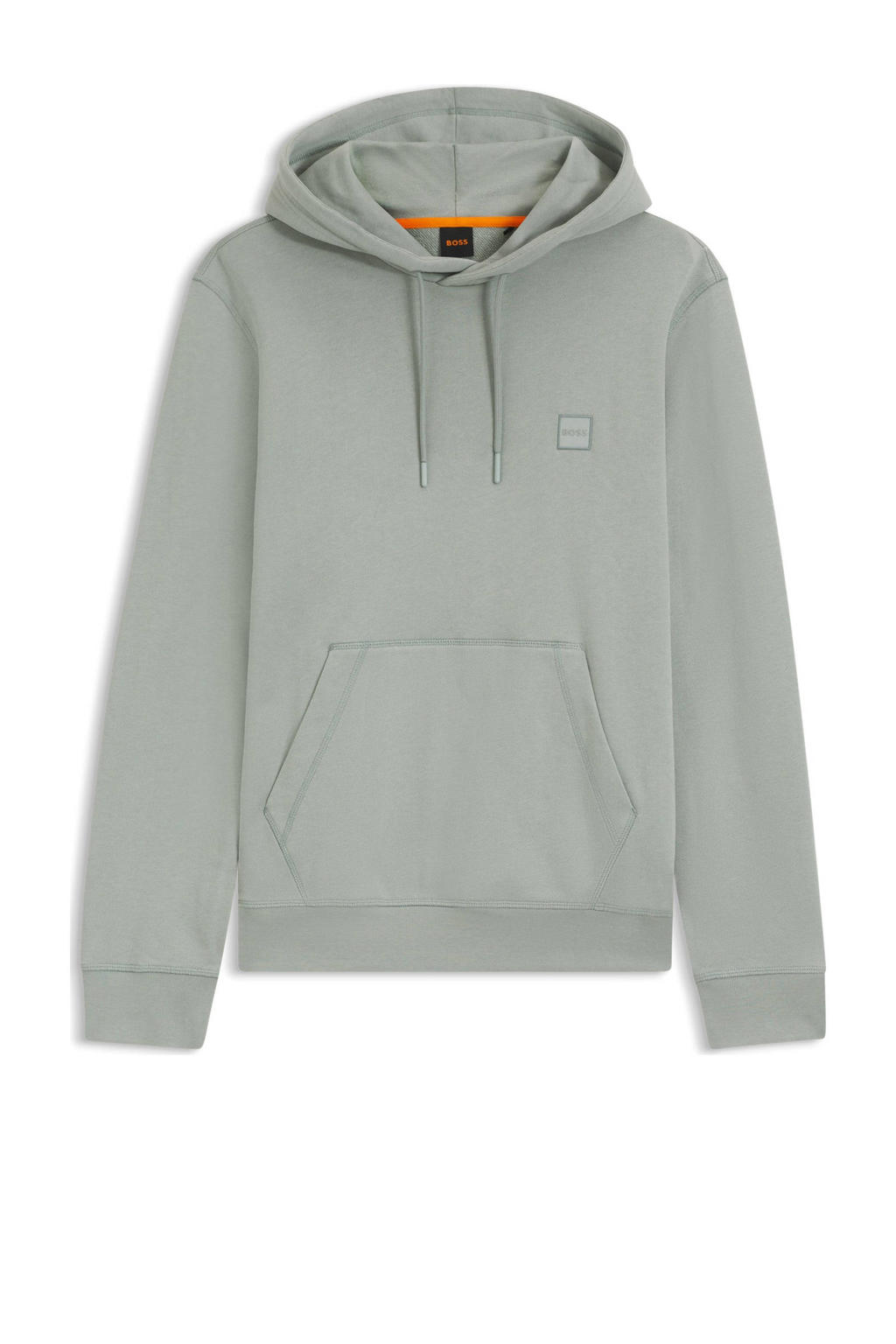 BOSS hoodie grijsgroen