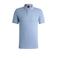 BOSS slim polo lichtblauw
