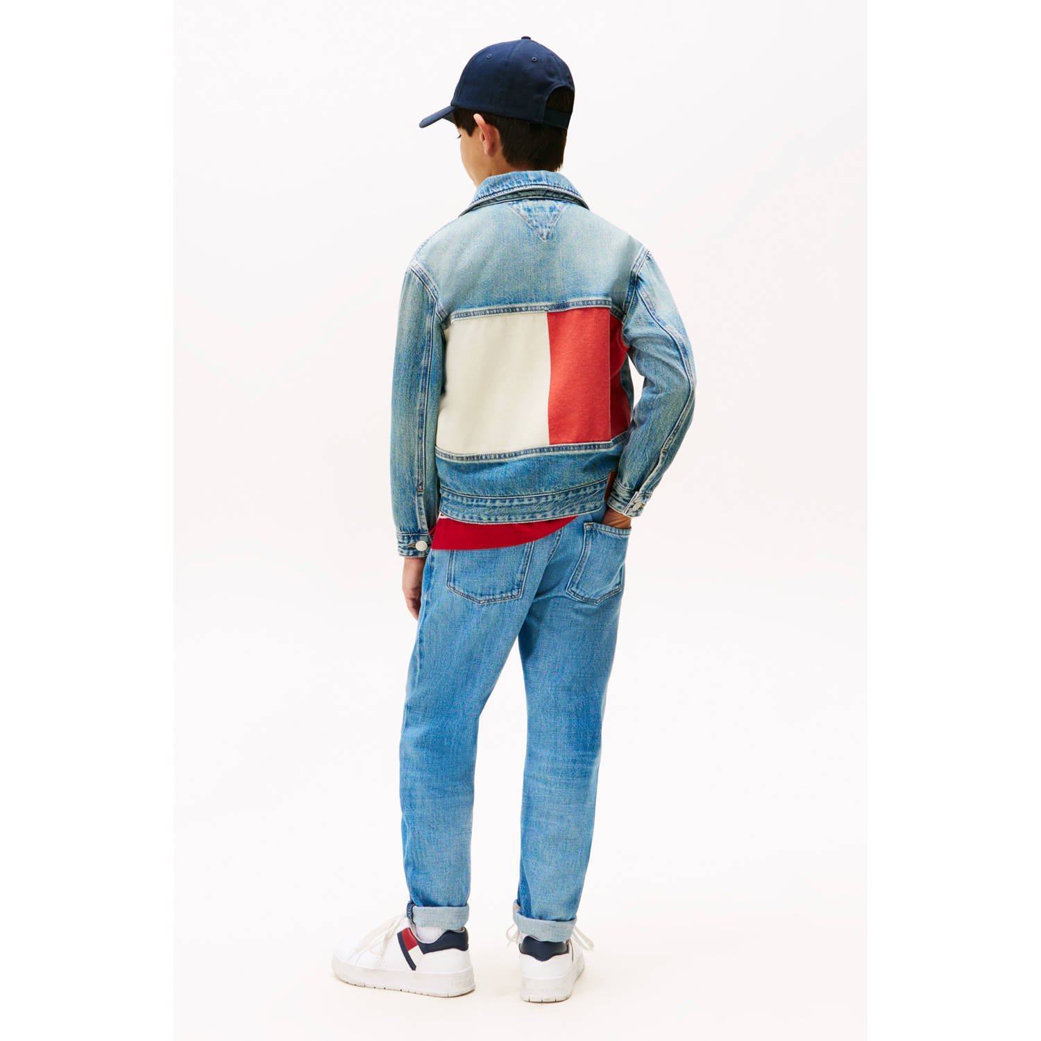 Tommy Hilfiger spijkerjas medium blue denim