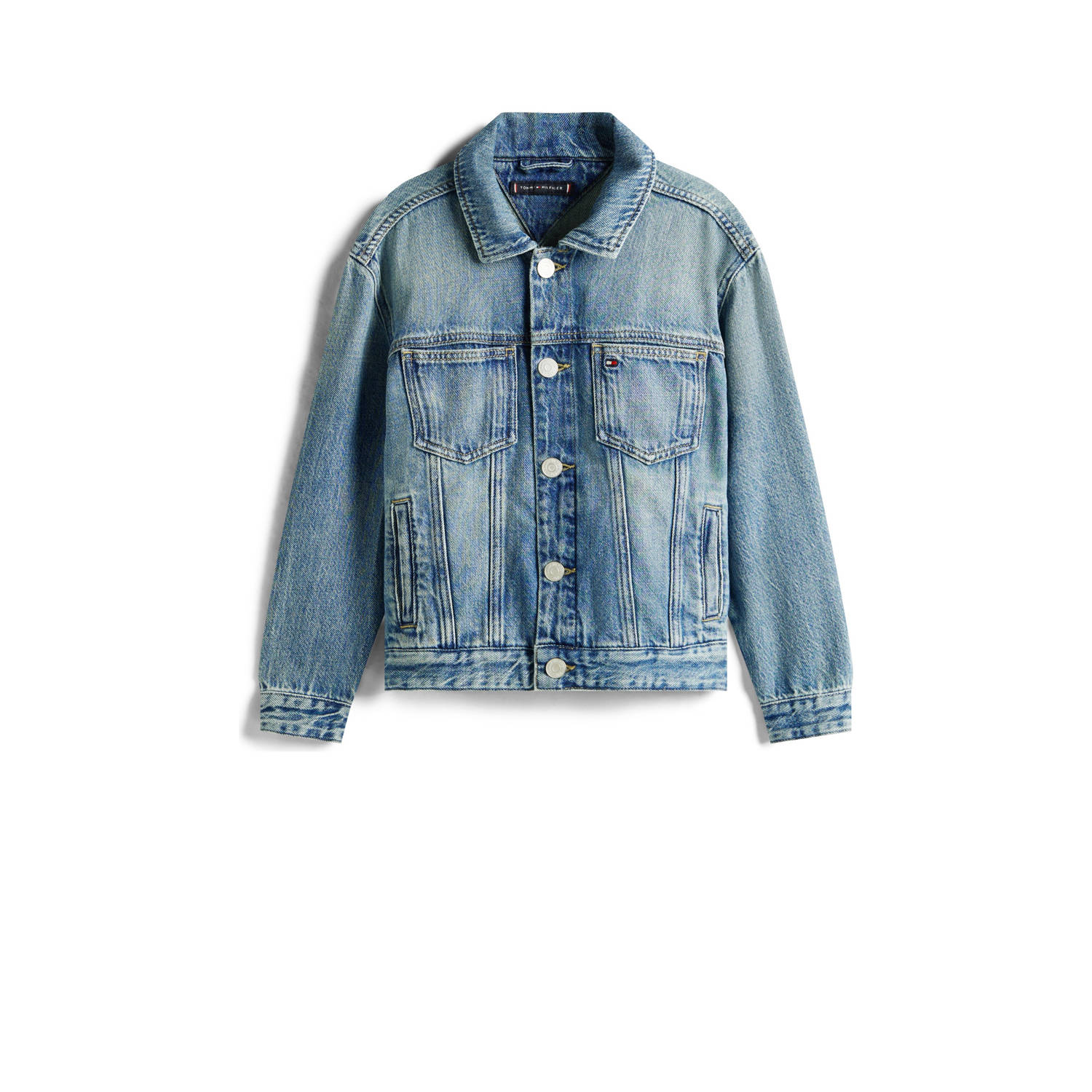 Tommy Hilfiger spijkerjas medium blue denim