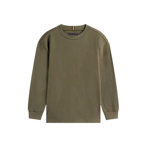 Tommy Hilfiger longsleeve donkergroen afbeelding