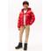 Tommy Hilfiger gewatteerde jas rood