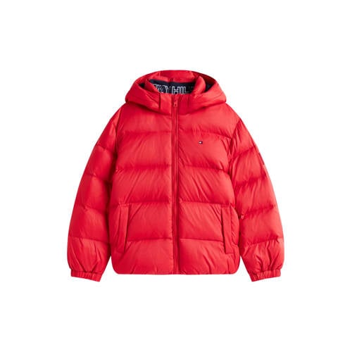 Tommy Hilfiger gewatteerde jas rood afbeelding