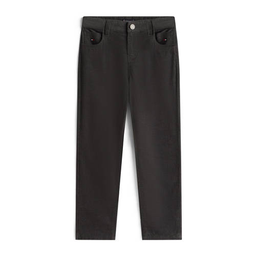 Tommy Hilfiger corduroy baggy casual broek zwart afbeelding