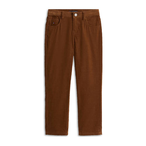 Tommy Hilfiger corduroy baggy casual broek bruin afbeelding
