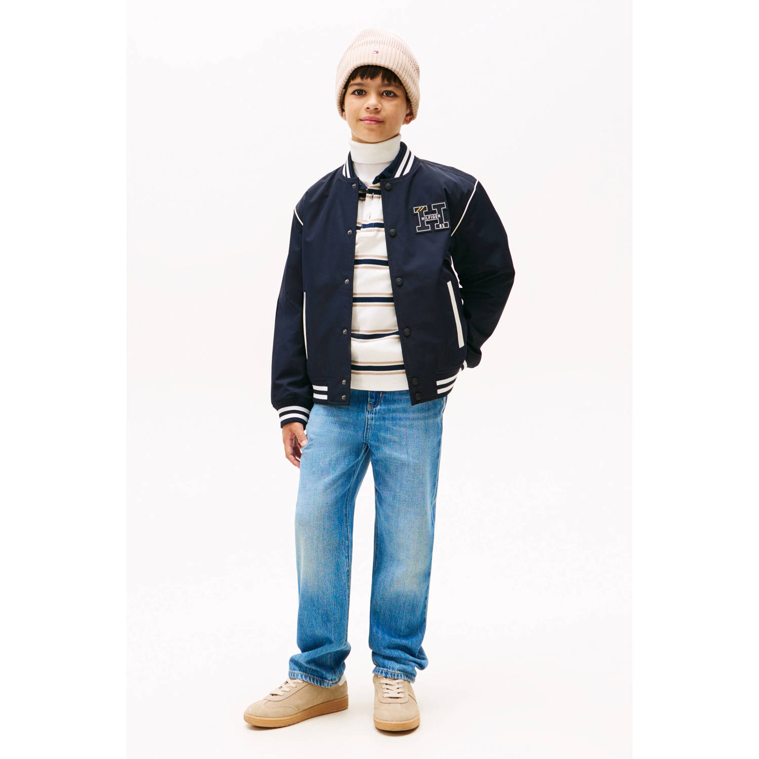 Tommy Hilfiger waist loose fit jeans medium blue denim