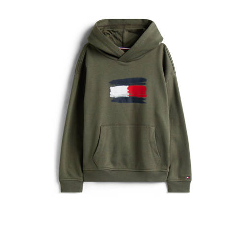 Tommy Hilfiger hoodie donkergroen afbeelding