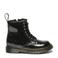 Dr. Martens 1460 T leren veterboots met glitters zwart peuter/kleuter