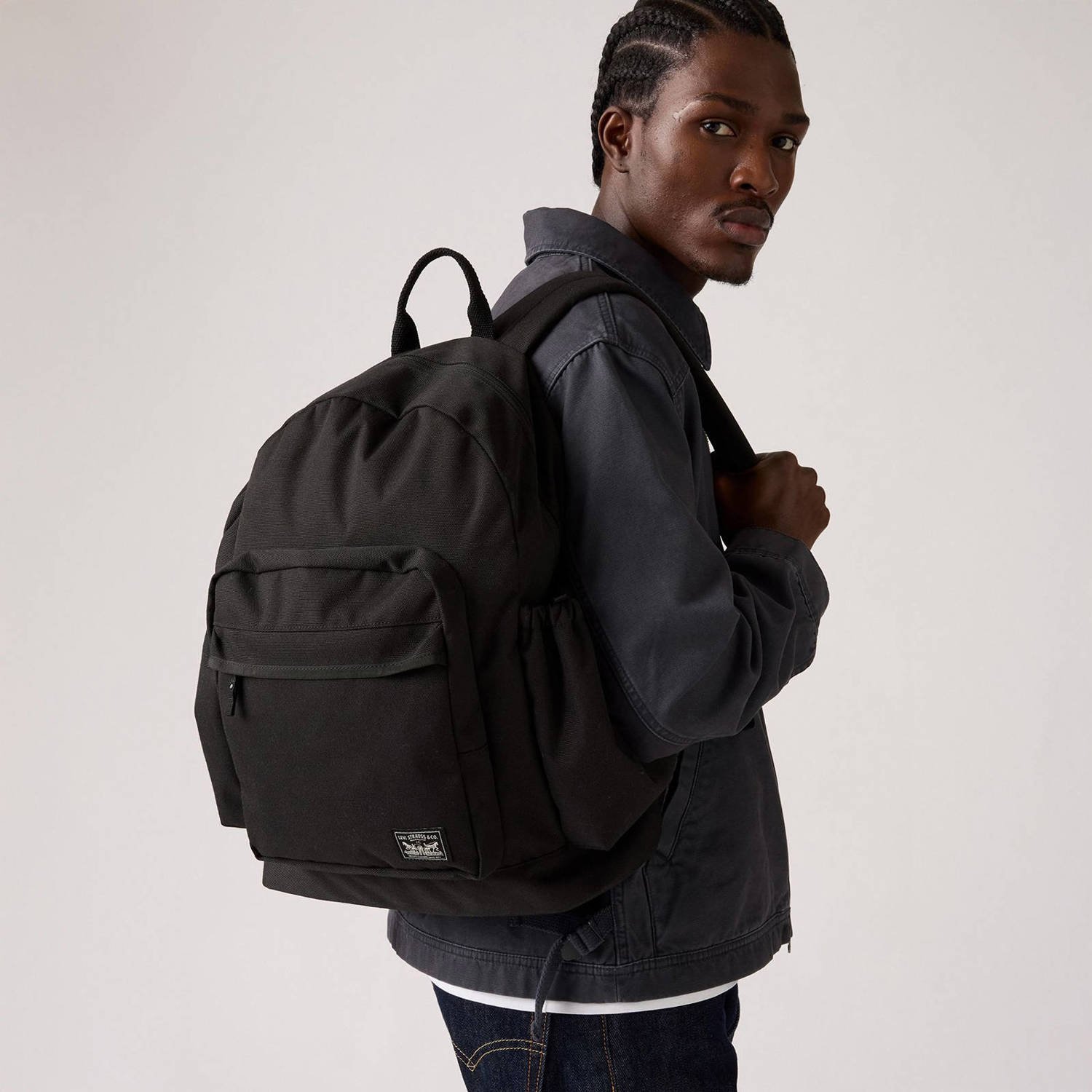 Levi's rugzak Mission Bay zwart