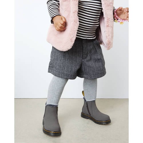 Dr. Martens 2976 Leonore gevoerde suède enkelboots Gunmetal Soho Buck afbeelding