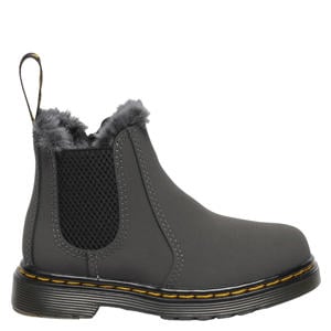 2976 Leonore gevoerde suède enkelboots Gunmetal Soho Buck