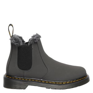 2976 Leonore gevoerde suède enkelboots Gunmetal Soho Buck