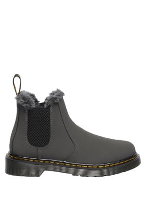 2976 Leonore gevoerde suède enkelboots Gunmetal Soho Buck