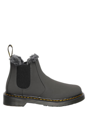 2976 Leonore gevoerde suède enkelboots Gunmetal Soho Buck