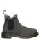 Dr. Martens 2976 Leonore gevoerde suède enkelboots Gunmetal Soho Buck schoolkind