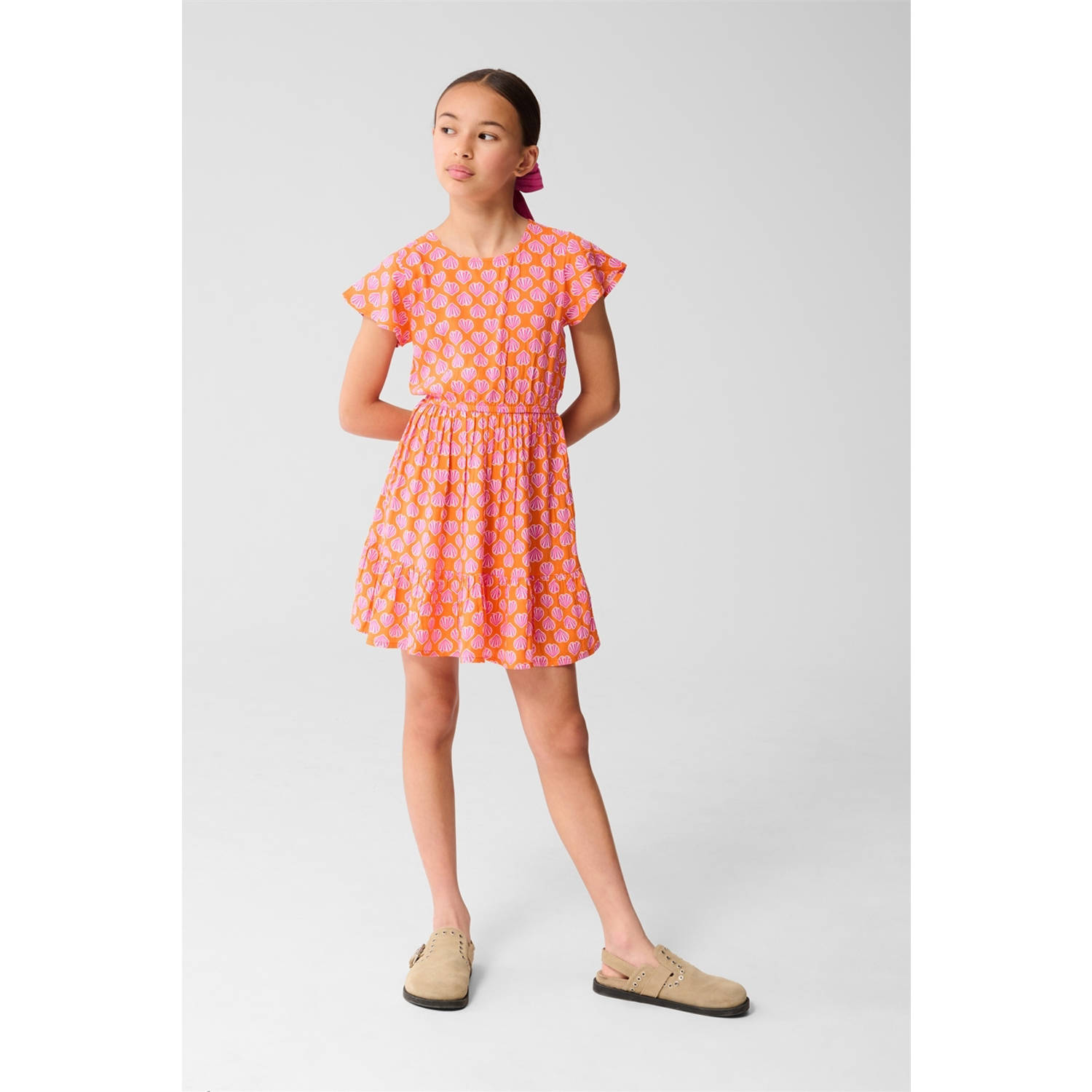 Shoeby korte jurk oranje