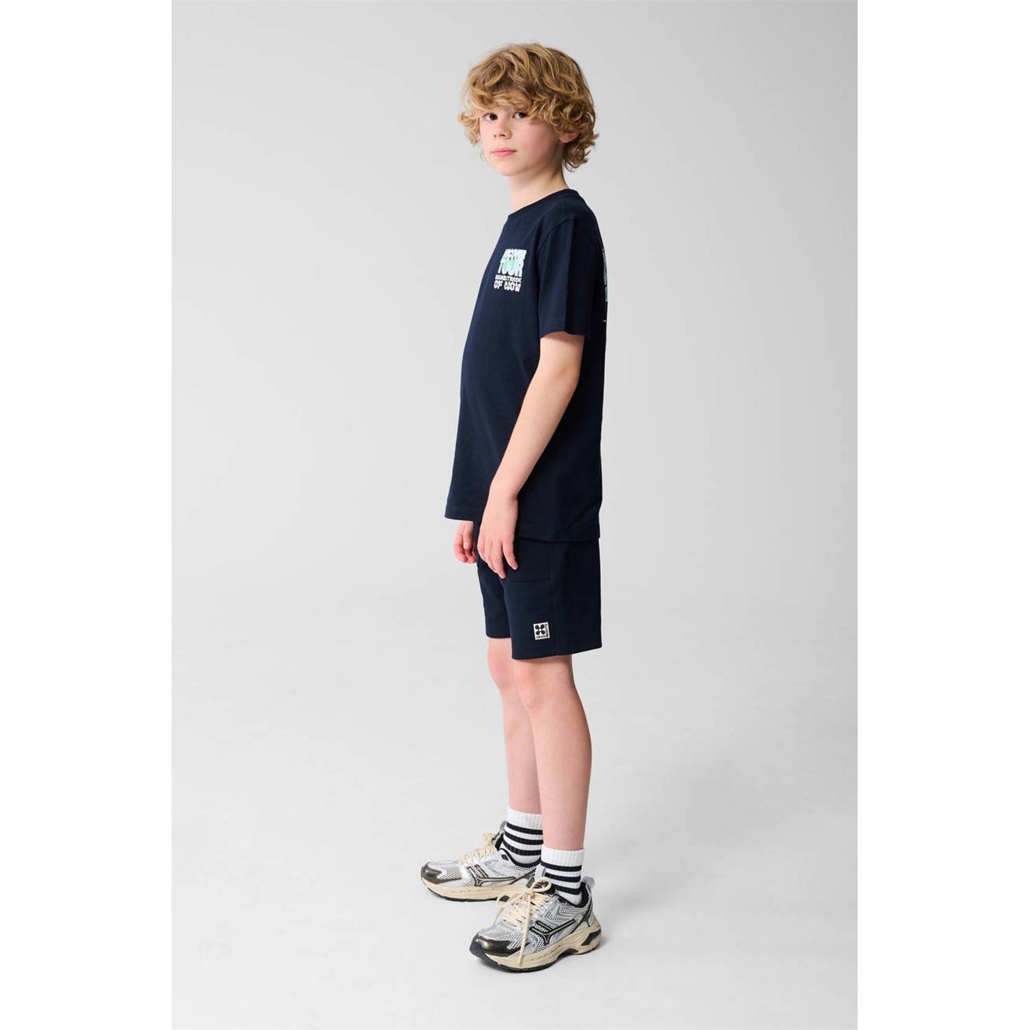 Shoeby regular sweatshort blauw