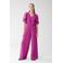 Shoeby regular high waist broek paars